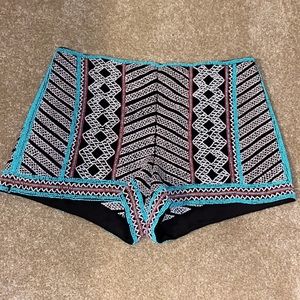 Parker beaded tribal shorts